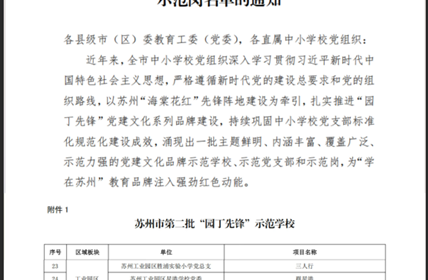 党建红耀“星”教育　四校同膺市级殊荣